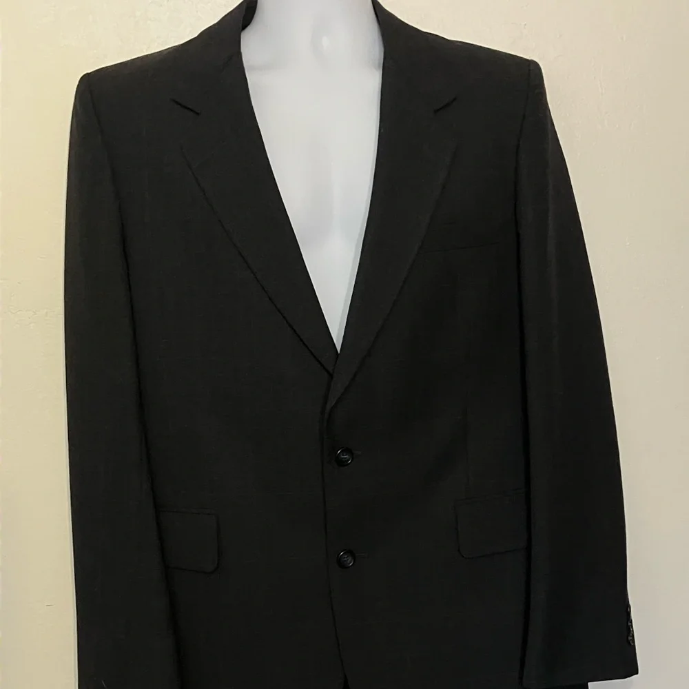 Wool blend Men’s suit jacket by Smiths Ernesto Bellini 42 x 36 charcoal